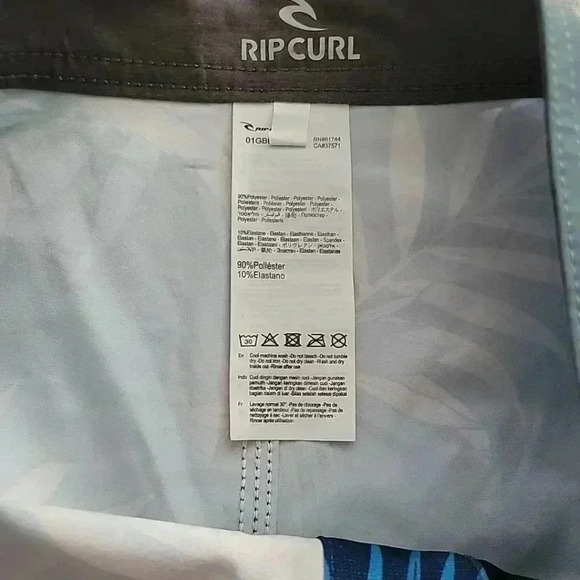 Rip Curl Boys Board Shorts Size 20 Tropical Pool vacation - Picture 5 of 5
